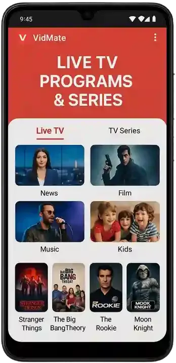 vidmate Live tv